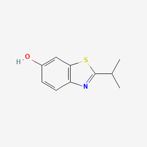 2-Isopropylbenzo[d]thiazol-6-ol chemical structure (CAS 1216116-02-7)