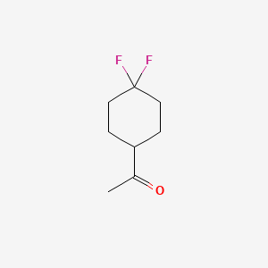1-(4,4-Difluorocyclohexyl)ethanone chemical structure (CAS 121629-16-1)