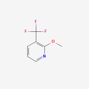 2-Methoxy-3-(trifluoromethyl)pyridine chemical structure (CAS 121643-44-5)