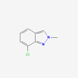 7-Chloro-2-methyl-2H-indazole chemical structure (CAS 1216469-16-7)
