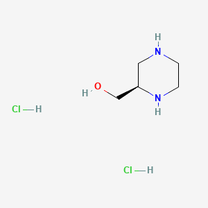 (R)-Piperazin-2-ylmethanol dihydrochloride chemical structure (CAS 1217482-26-2)