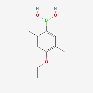 (4-Ethoxy-2,5-dimethylphenyl)boronic acid chemical structure (CAS 1217500-56-5)