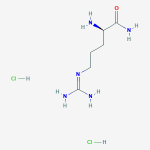 D-Argininamide Dihydrochloride chemical structure (CAS 1217699-06-3)