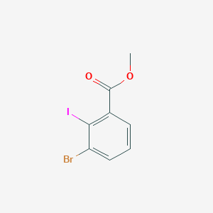 Methyl 3-bromo-2-iodobenzoate chemical structure (CAS 121772-84-7)