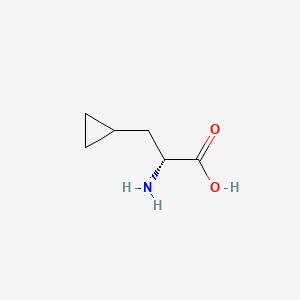 β-Cyclopropyl-D-Ala-OH chemical structure (CAS 121786-39-8)