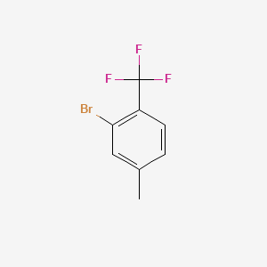 2-Bromo-4-methyl-1-(trifluoromethyl)benzene chemical structure (CAS 121793-12-2)