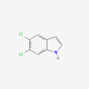 5,6-Dichloro-1H-indole chemical structure (CAS 121859-57-2)