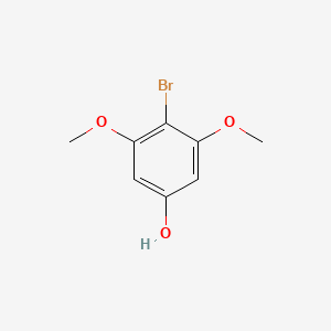 4-Bromo-3,5-dimethoxyphenol chemical structure (CAS 121869-56-5)