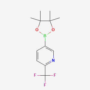 2-(Trifluoromethyl)pyridine-5-boronic Acid Pinacol Ester chemical structure (CAS 1218790-39-6)