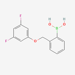 (2-((3,5-Difluorophenoxy)methyl)phenyl)boronic acid chemical structure (CAS 1218790-92-1)