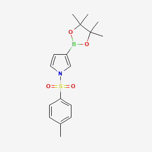 3-(4,4,5,5-Tetramethyl-1,3,2-dioxaborolan-2-yl)-1-tosyl-1H-pyrrole chemical structure (CAS 1218791-03-7)