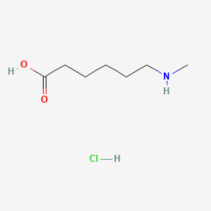 6-(Methylamino)hexanoic acid hydrochloride chemical structure (CAS 121912-30-9)