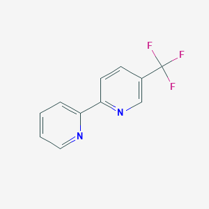 5-(Trifluoromethyl)-2,2'-bipyridine chemical structure (CAS 1219133-21-7)