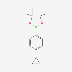 4-Cyclopropylphenylboronic Acid Pinacol Ester chemical structure (CAS 1219741-94-2)