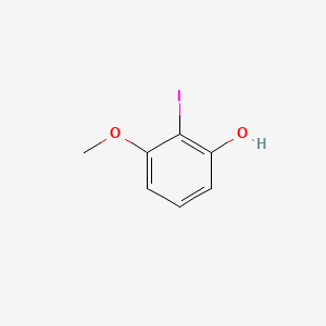 2-Iodo-3-methoxyphenol chemical structure (CAS 121980-50-5)