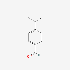 4-Isopropylbenzaldehyde chemical structure (CAS 122-03-2)