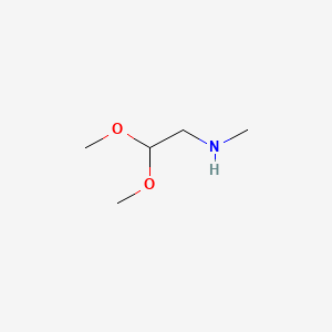 2,2-Dimethoxy-N-methylethanamine chemical structure (CAS 122-07-6)
