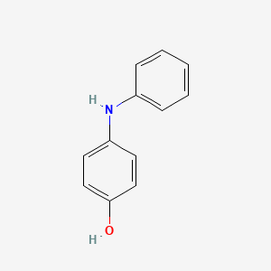 4-(Phenylamino)phenol chemical structure (CAS 122-37-2)