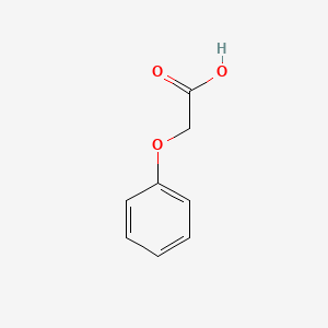 2-Phenoxyacetic acid chemical structure (CAS 122-59-8)