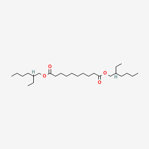 Bis(2-ethylhexyl)sebacate chemical structure (CAS 122-62-3)