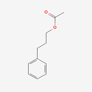 3-Phenylpropyl Acetate chemical structure (CAS 122-72-5)