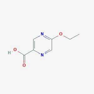 5-Ethoxypyrazine-2-carboxylic acid chemical structure (CAS 1220330-11-9)