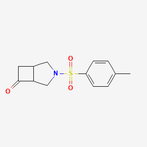 3-Tosyl-3-azabicyclo[3.2.0]heptan-6-one chemical structure (CAS 122080-99-3)