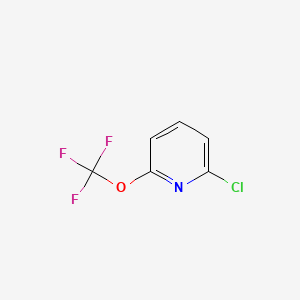 2-Chloro-6-(trifluoromethoxy)pyridine chemical structure (CAS 1221171-70-5)