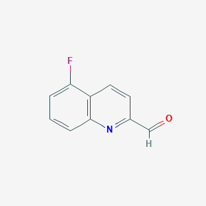 5-Fluoroquinoline-2-carbaldehyde chemical structure (CAS 1221280-85-8)