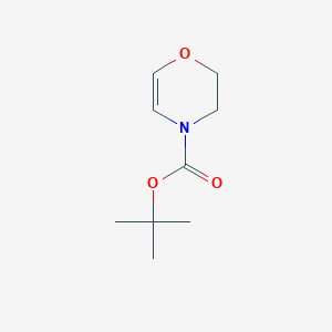 tert-Butyl 2H-1,4-oxazine-4(3H)-carboxylate chemical structure (CAS 1221347-27-8)