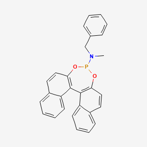 (11bR)-N-Benzyl-N-methyldinaphtho[2,1-d:1',2'-f][1,3,2]dioxaphosphepin-4-amine chemical structure (CAS 1221902-06-2)