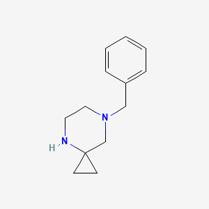 7-Benzyl-4,7-diazaspiro[2.5]octane chemical structure (CAS 1222106-45-7)