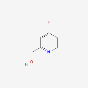 (4-Fluoropyridin-2-yl)methanol chemical structure (CAS 1222556-87-7)