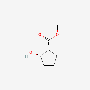 (1R,2S)-Methyl 2-hydroxycyclopentanecarboxylate chemical structure (CAS 122331-02-6)