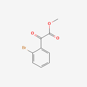 Methyl 2-(2-bromophenyl)-2-oxoacetate chemical structure (CAS 122394-38-1)