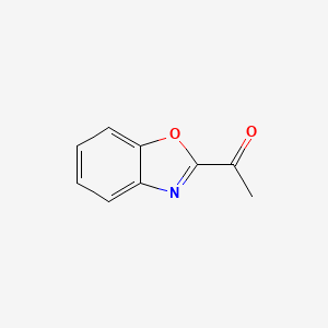 1-(Benzo[d]oxazol-2-yl)ethanone chemical structure (CAS 122433-29-8)