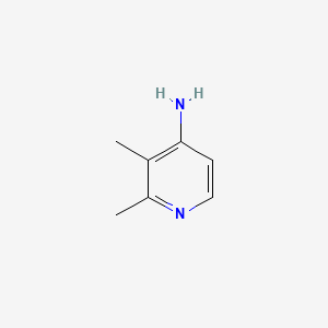 4-Amino-2,3-dimethylpyridine chemical structure (CAS 122475-57-4)