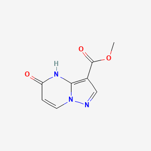Methyl 5-hydroxypyrazolo[1,5-a]pyrimidine-3-carboxylate chemical structure (CAS 1224944-45-9)