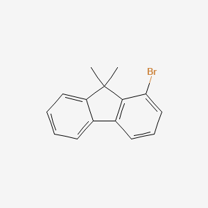 1-Bromo-9,9-dimethyl-9H-fluorene chemical structure (CAS 1225053-54-2)