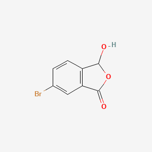 6-Bromo-3-hydroxyisobenzofuran-1(3H)-one chemical structure (CAS 1225206-60-9)