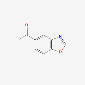 1-(Benzo[d]oxazol-5-yl)ethan-1-one chemical structure (CAS 1225716-41-5)