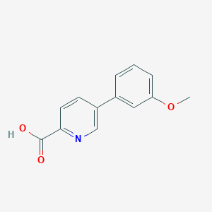 5-(3-Methoxyphenyl)picolinic acid chemical structure (CAS 1226060-19-0)
