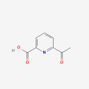 6-Acetylpicolinic acid chemical structure (CAS 122637-39-2)