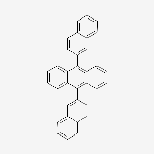 9,10-Di(naphthalen-2-yl)anthracene chemical structure (CAS 122648-99-1)