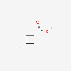 3-Fluorocyclobutanecarboxylic acid chemical structure (CAS 122665-96-7)