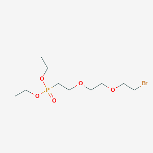 Bromo-peg2-phosphonic acid ethyl ester chemical structure (CAS 1226767-94-7)