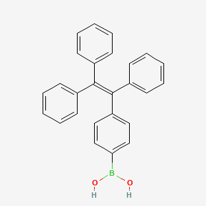 (4-(1,2,2-Triphenylvinyl)phenyl)boronic acid chemical structure (CAS 1227040-87-0)