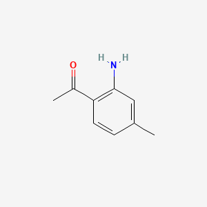 1-(2-Amino-4-methylphenyl)ethanone chemical structure (CAS 122710-21-8)