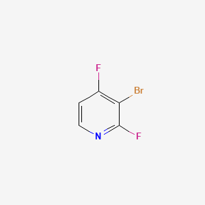 3-Bromo-2,4-difluoropyridine chemical structure (CAS 1227502-60-4)
