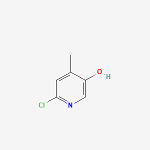 6-Chloro-4-methylpyridin-3-ol chemical structure (CAS 1227502-89-7)
